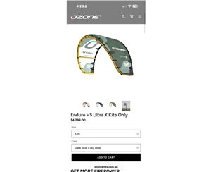 2025 Ozone Enduro Ultra X - 10 metre