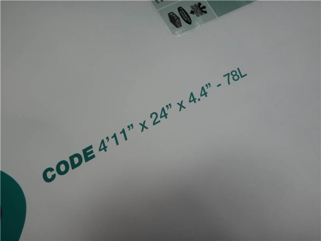 2025 Cabrinha Code - 4' 11", 78 Litres