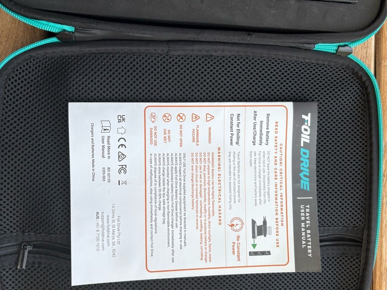 2025 Foil Drive Travel Battery - Image 1