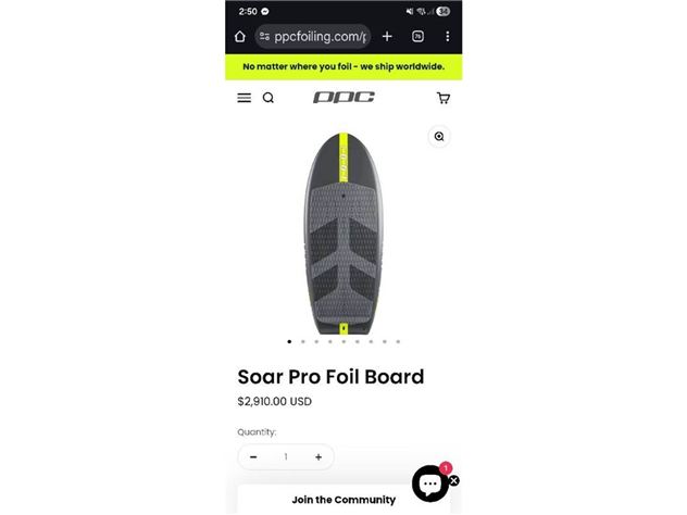 2025 PPC Soar Pro - 5' 4", 93 Litres