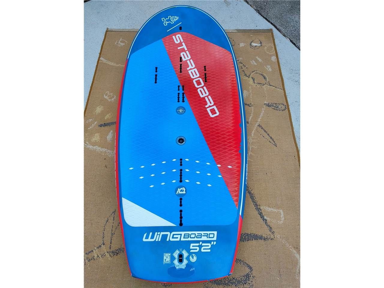 2022 Starboard 5'2" Blue Carbon Wingboard - Image 1