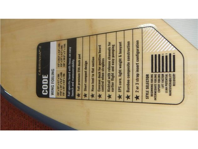 2022 Cabrinha Cabrinha 5'0 Code 2022 - 5' 0", 78 Litres