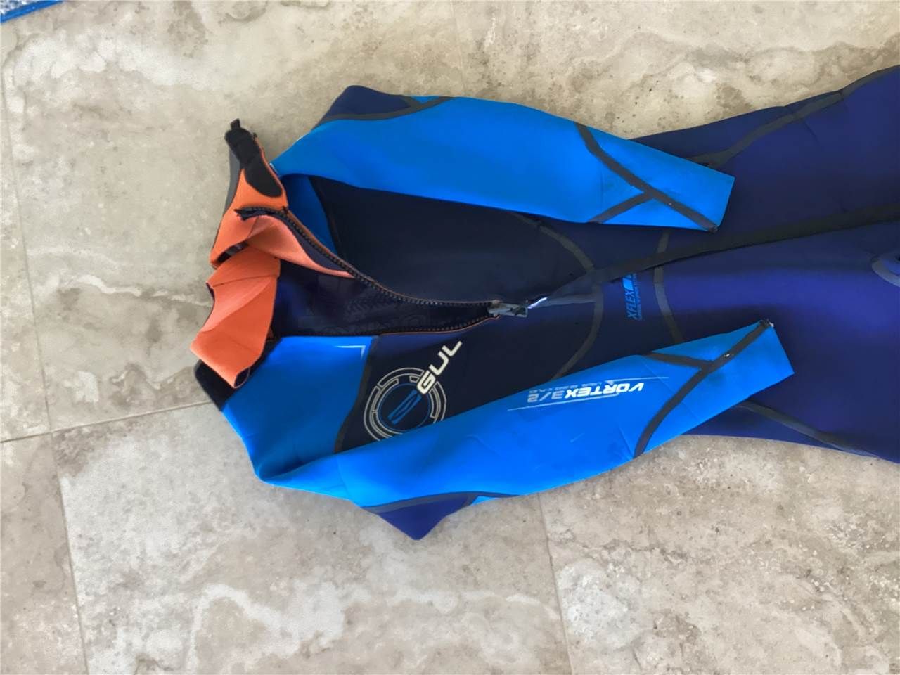 2021 Gul Vortex 3/2 Steamer Medium/Tall Welded Seams 3M Gul Vortex 3/2 Steamer Wetsuit M/T - Image 5