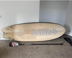 Sunova Skate Xl Xxx Tec 21.25 inches 8' 8" stand up paddle wave & cruising board