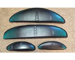 North Sonar Front Wings (2) + Stabilizers (2) 1200 cm foiling components (wings,masts,etc)