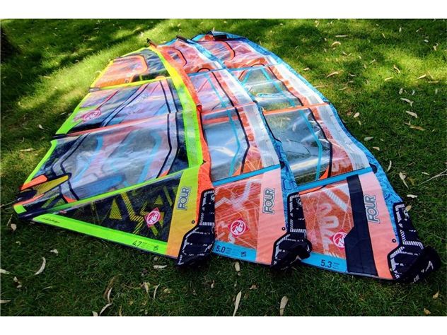 2014 RRD Quiver Of 3X Four Batten (Model) Sails W