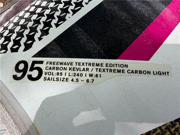 Fanatic Freewave Textreme - 240 cm, 95 litres