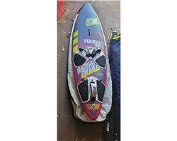JP Australia Young Gun Rtq 59L, Naish Wave 70L 59 litre 207 cm windsurfing board