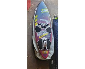 2018 JP Australia Young Gun Rtq 59L, Naish Wave 70L - 207 cm, 59 litres