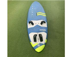 Tribal Libero  With A  New 36.5 Cm  G10 Fin 108 litre windsurfing board