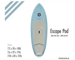 Infinity Escape Pod 30 inches 7' 10" stand up paddle wave & cruising board