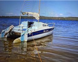 Trailer Sailer Cat Red Baron boating sail boat