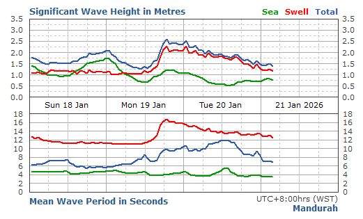 Mandurah Live Swell Report