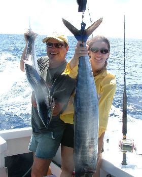 Fishing on board Kaos & Mayhem