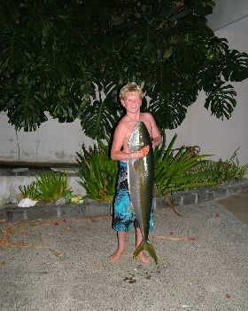 Brock with 35 pound kingy