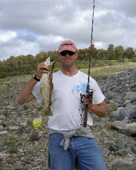 Nice 45 cm - maybe 2kg Brown trout