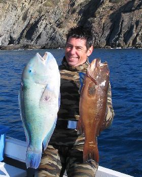 Blackspot tusk fish an nice  trout
