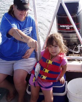 granddaughter first fish
