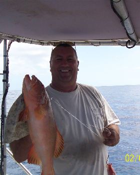 Another day off Bundaberg.Hmm Coral Trout on toast