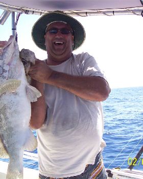 Another day off Bundaberg.Hmm Coral Trout on toast