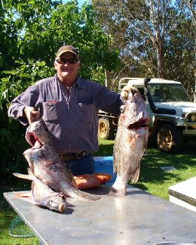 BL HOLDING HIS DECKY\`S  FISH