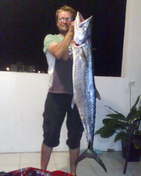 1m30cm Spanish Mackeral caught on 16/11/08