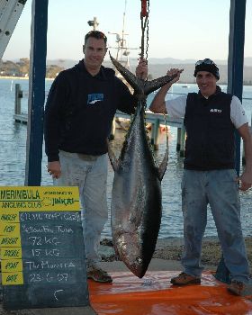 On my first attempt ever at fishing for Tuna......