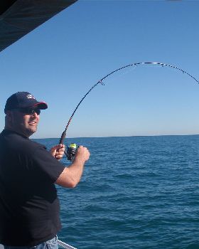 Light gear, big fish - on the Black Pearl