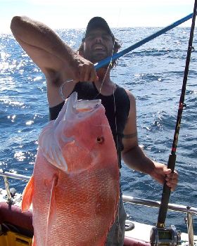 James with a special red