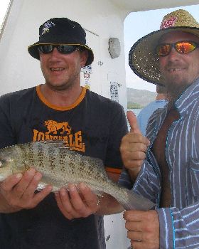 Big Dave with one he pinched out of the esky