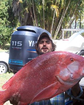 James with a nice red