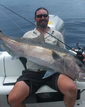 Sambo jigging with baitcast gear