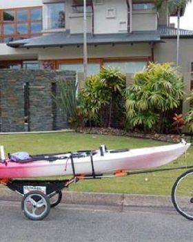 The Quiver Kaddy converts to carry any water craft
