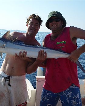 Boys and Baby Marlin