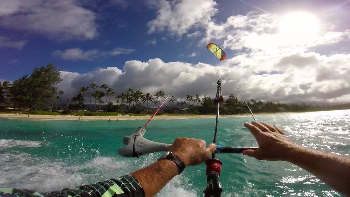 i love my job, kailua was windy