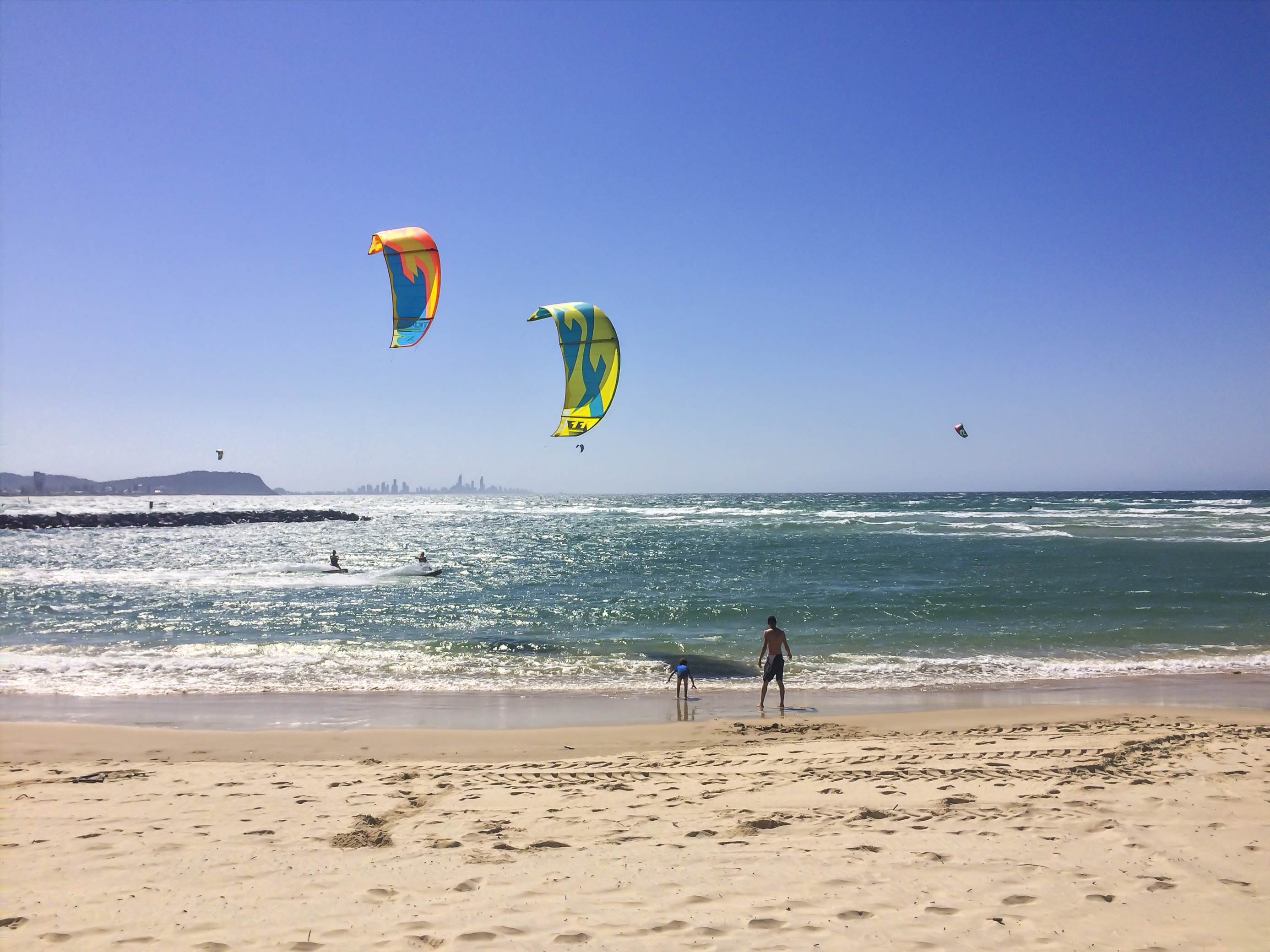 Today in Currumbin QLD was such a great day! Wind was solid :) OMG we love kiteboarding so much!