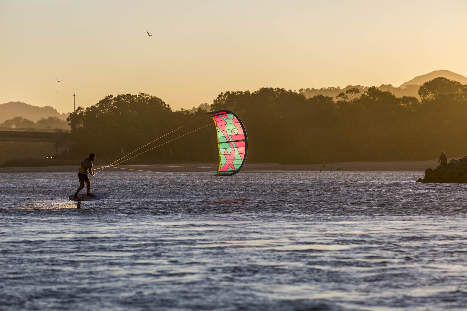 Here is a good Kite Foil lesson From Thierry in 13kts with an F-ONE Bandit 2018 6m at Currumbin QLD