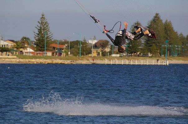 bradley melville pushing it on the new flexifoil fusion 2