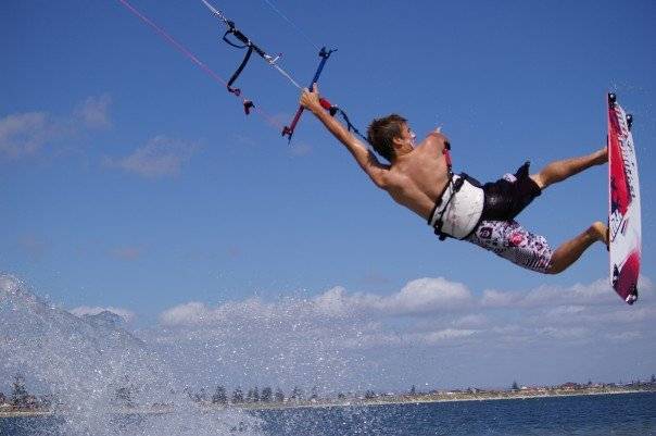 bradley melville pushing it on the new flexifoil fusion 2