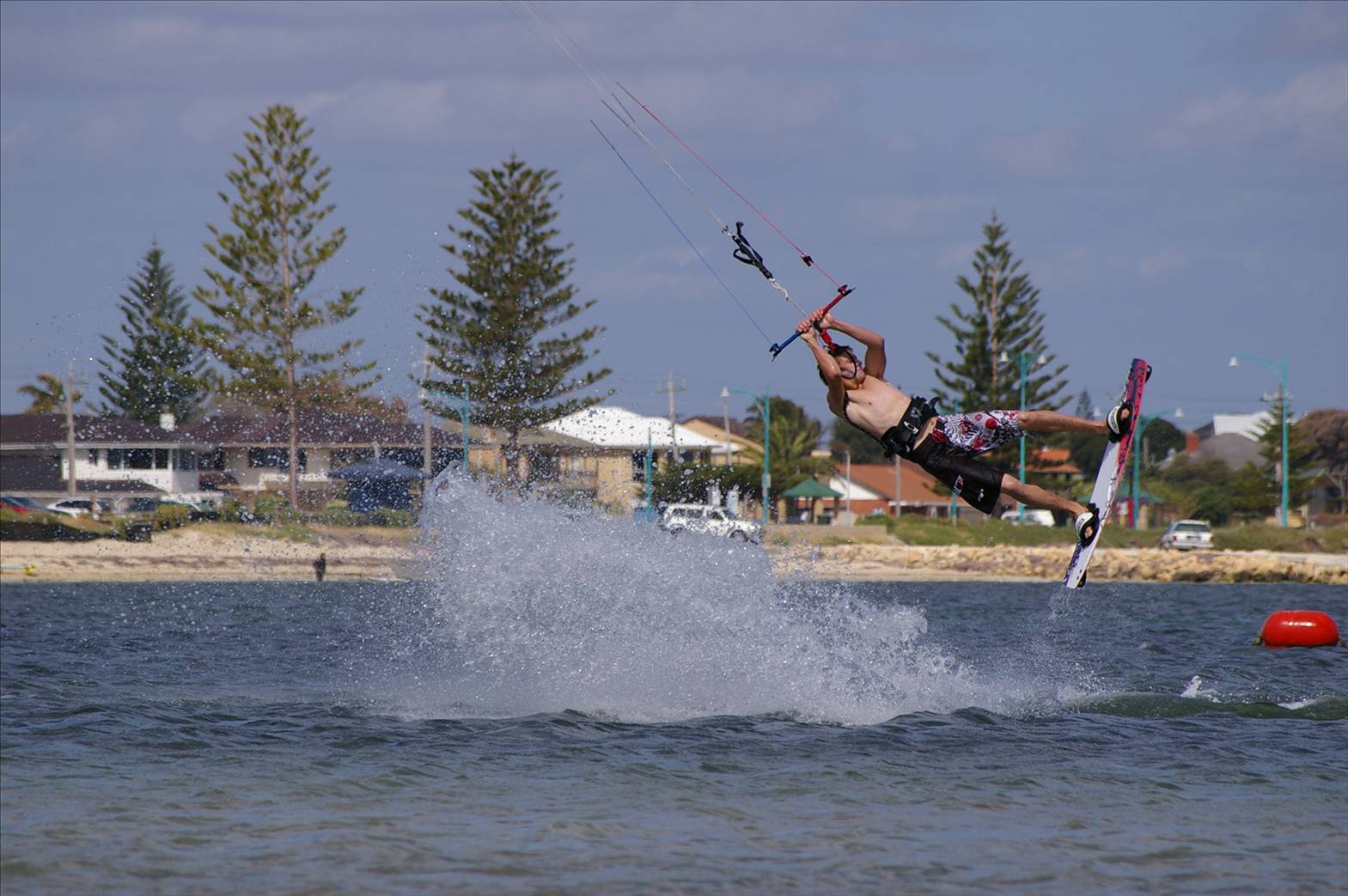 bradley melville pushing it on the new flexifoil fusion 2