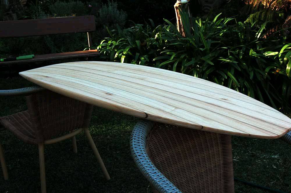 Paulonia surfboard prior to fittings
