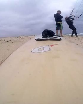 Lost delta surfboard and gopro