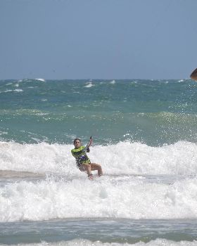 Kitesurfing