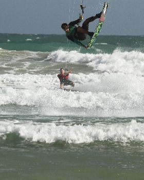 Kitesurfing