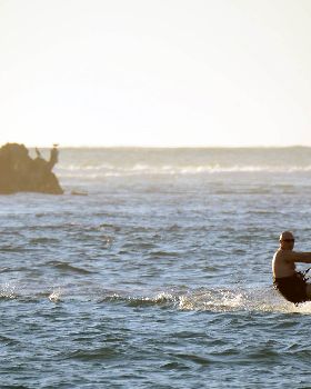 Stuck on beach, took photos