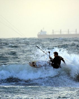 Stuck on beach, took photos