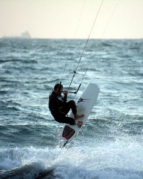 Kitesurfing