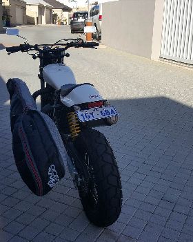 Motorbike rack
