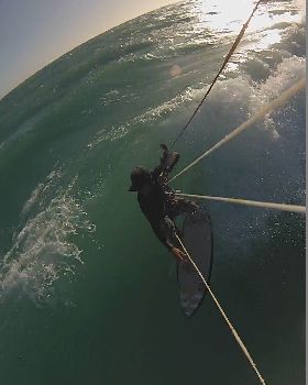 Kitesurfing