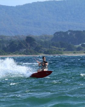 Kitesurfing